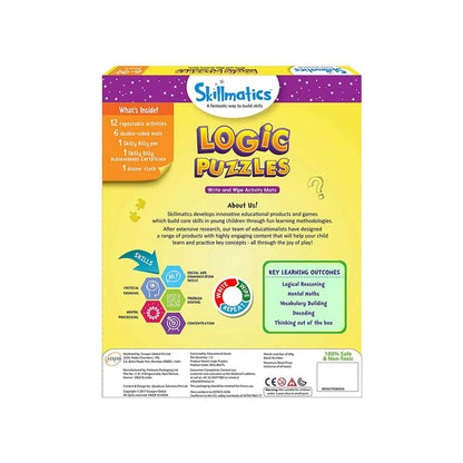 Skillmatics Logic Puzzle - Build Logic & Problem Solving Skills In