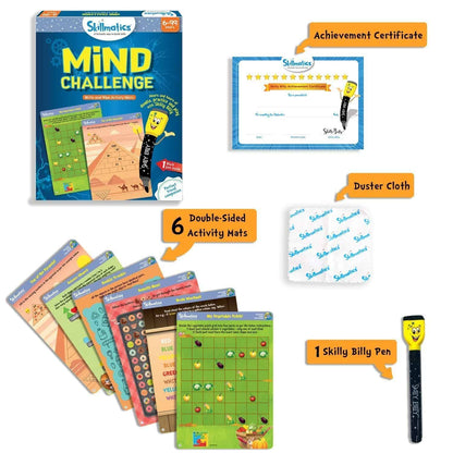 Skillmatics Mind Challenge - Fun And Interactive Repeatable Write &