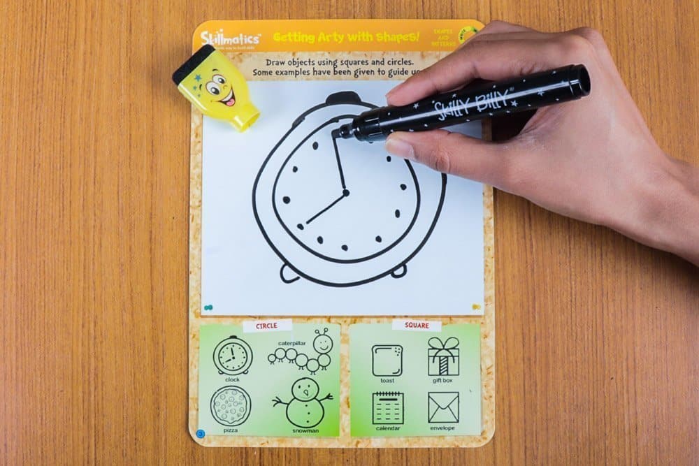 Skillmatics Shapes And Patterns - Kids Foundational Skills - Write &