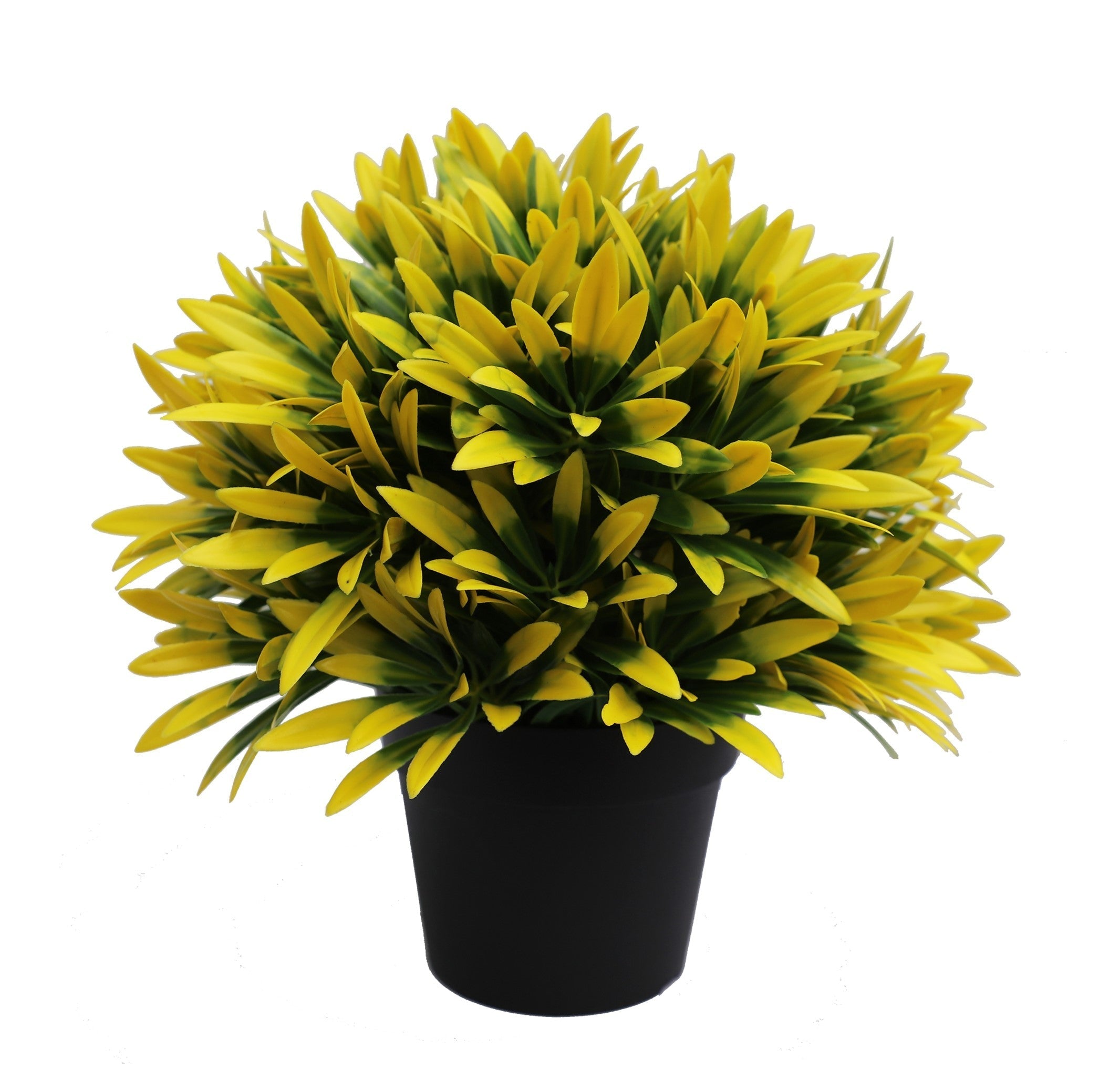 Small Potted Artificial Decorative Yellow Lily Plant UV Resistant 20cm Main image