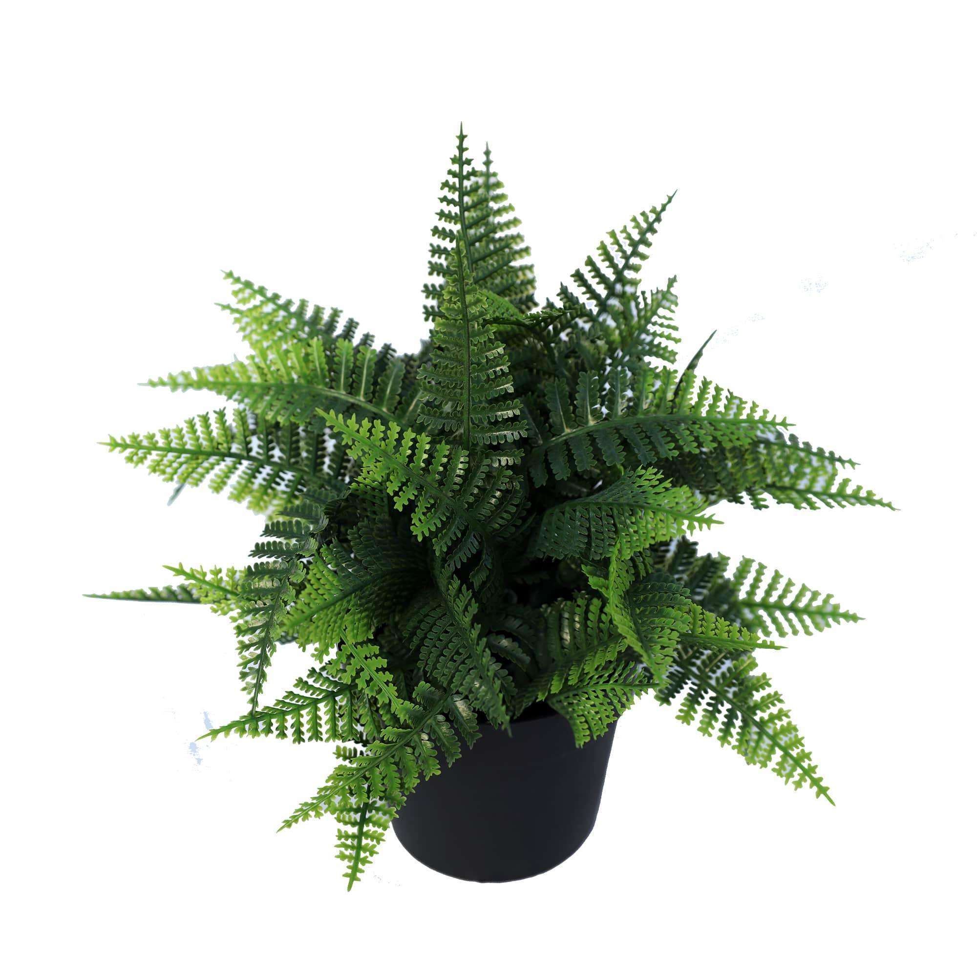 Small Potted Artificial Persa Boston Fern Plant UV Resistant 20cm Secondary image