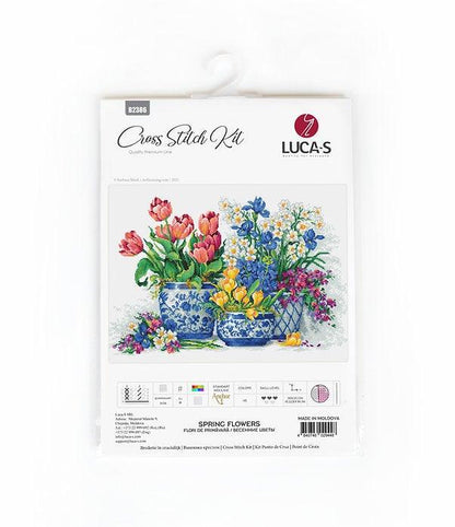 Spring flowers B2386L Counted Cross-Stitch Kit