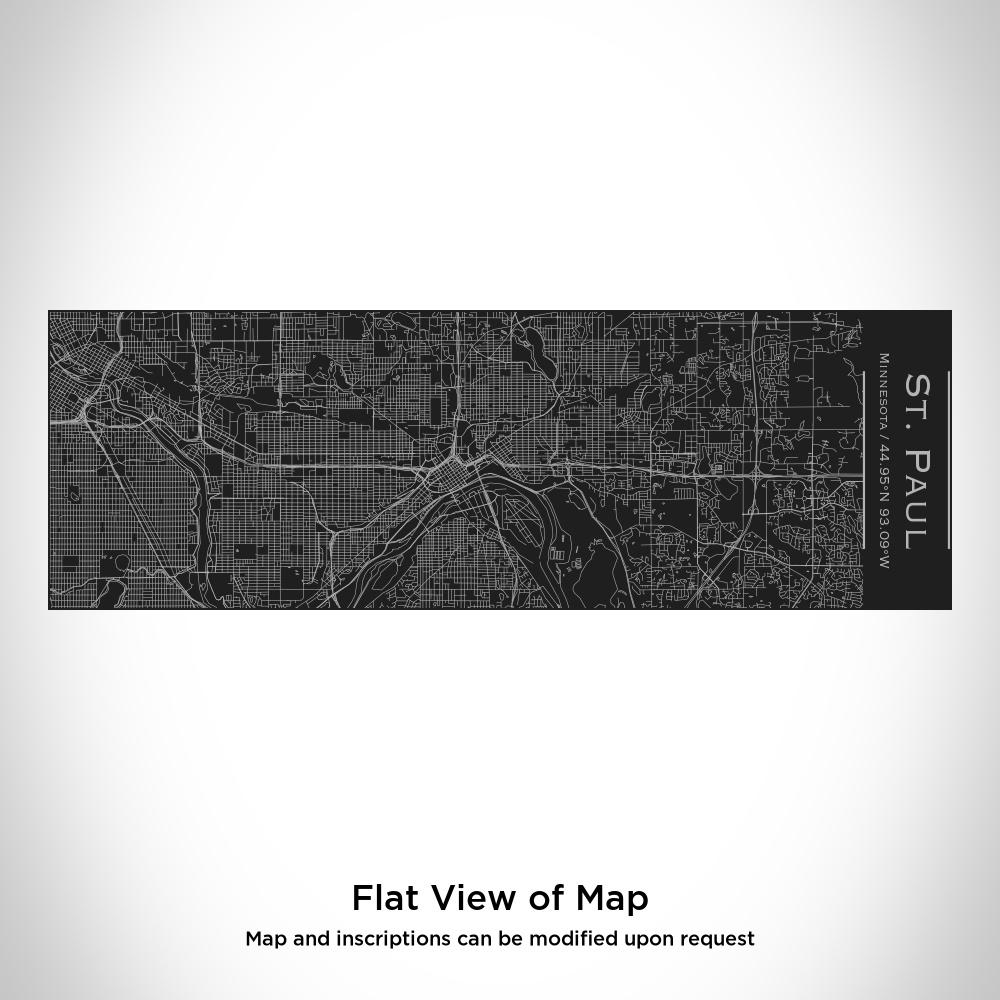 St. Paul - Minnesota Map Insulated Cup in Matte Black