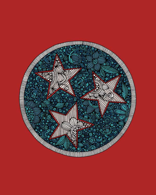 Tennessee flag (red background) Secondary image