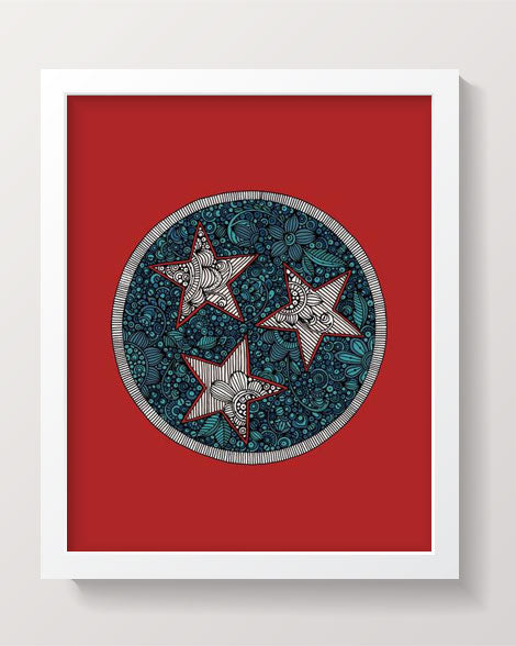 Tennessee flag (red background) Main image