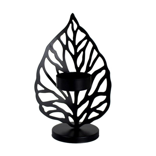 Creative Leaf Candlestick Candleholder for Home Decor Secondary image