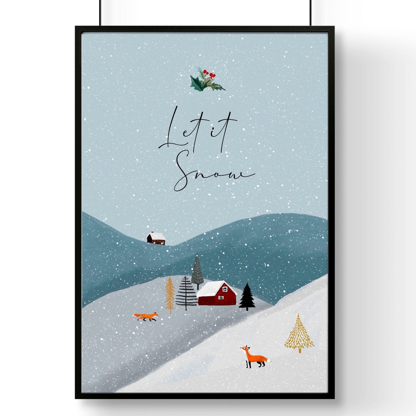 Christmas decor for wall | wall art print