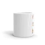 Customize your text for your friends or loved ones, White glossy mug