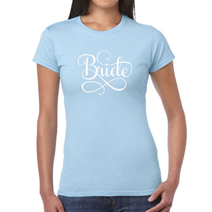 Womens Graphic T-shirt Bride Accessories, Wedding