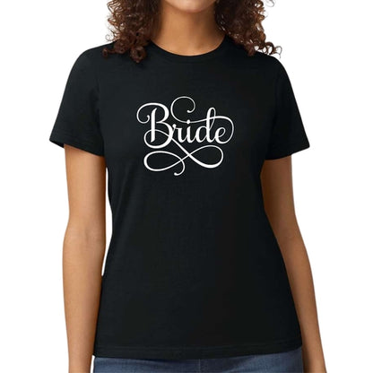 Womens Graphic T-shirt Bride Accessories, Wedding