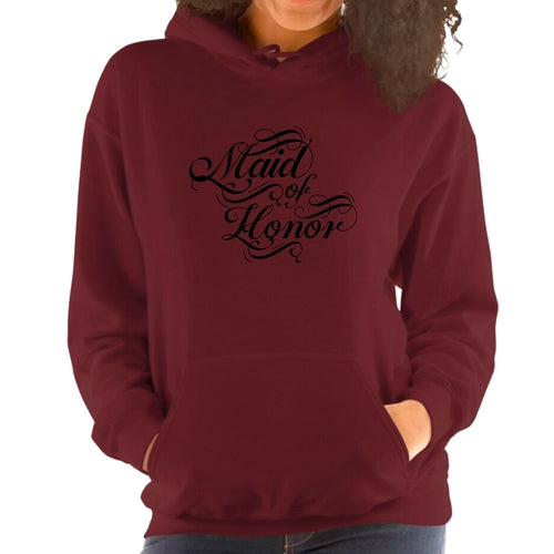 Womens Hoodie, Maid of Honor, Wedding Bridal Party