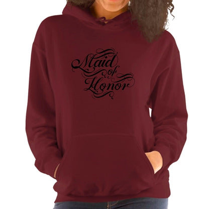 Womens Hoodie, Maid of Honor, Wedding Bridal Party