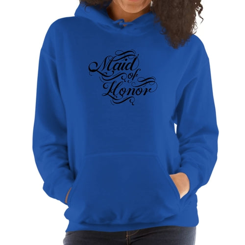 Womens Hoodie, Maid of Honor, Wedding Bridal Party