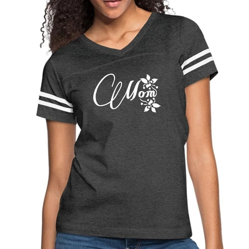 Womens Vintage Sport Graphic T-shirt, Mom Appreciation for Mothers