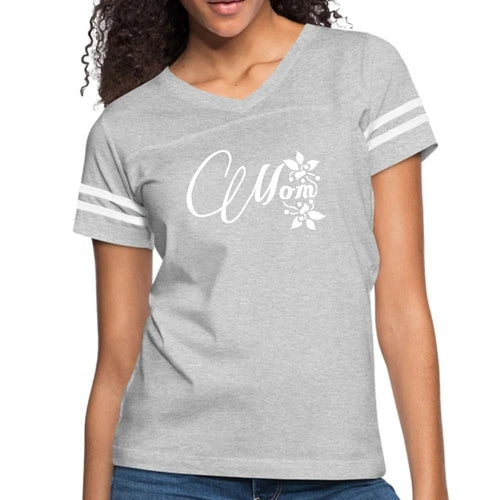 Womens Vintage Sport Graphic T-shirt, Mom Appreciation for Mothers
