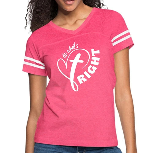 Womens Vintage Sport Graphic T-shirt, Say it Soul - do What’s Right