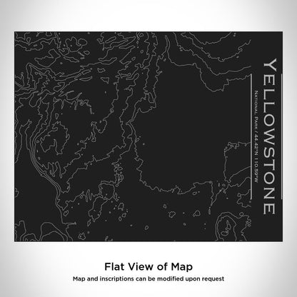 Yellowstone National Park - Wyoming Map Bottle