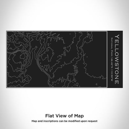 Yellowstone National Park - Wyoming Map Insulated