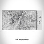 Zion National Park - Utah Map Insulated Bottle