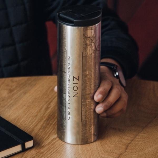 Zion National Park - Utah Map Tumbler Main image
