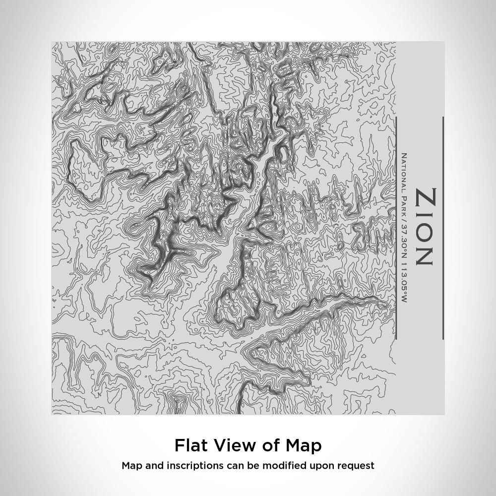 Zion National Park - Utah Map Tumbler Secondary image