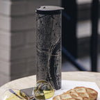 Zion National Park - Utah Map Tumbler in Matte Black
