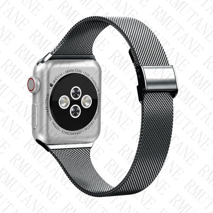 strap For Apple Watch band 44mm 40mm Stainless steel metal bracelet correa for watchbands 6 5 4 3 SE for iWatch band 42mm 38mm
