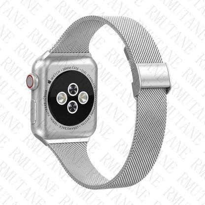 strap For Apple Watch band 44mm 40mm Stainless steel metal bracelet correa for watchbands 6 5 4 3 SE for iWatch band 42mm 38mm